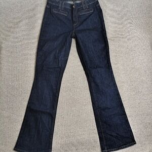 PAIGE Dark Indigo High Rise Manhattan Bootcut Jeans- Sz 26